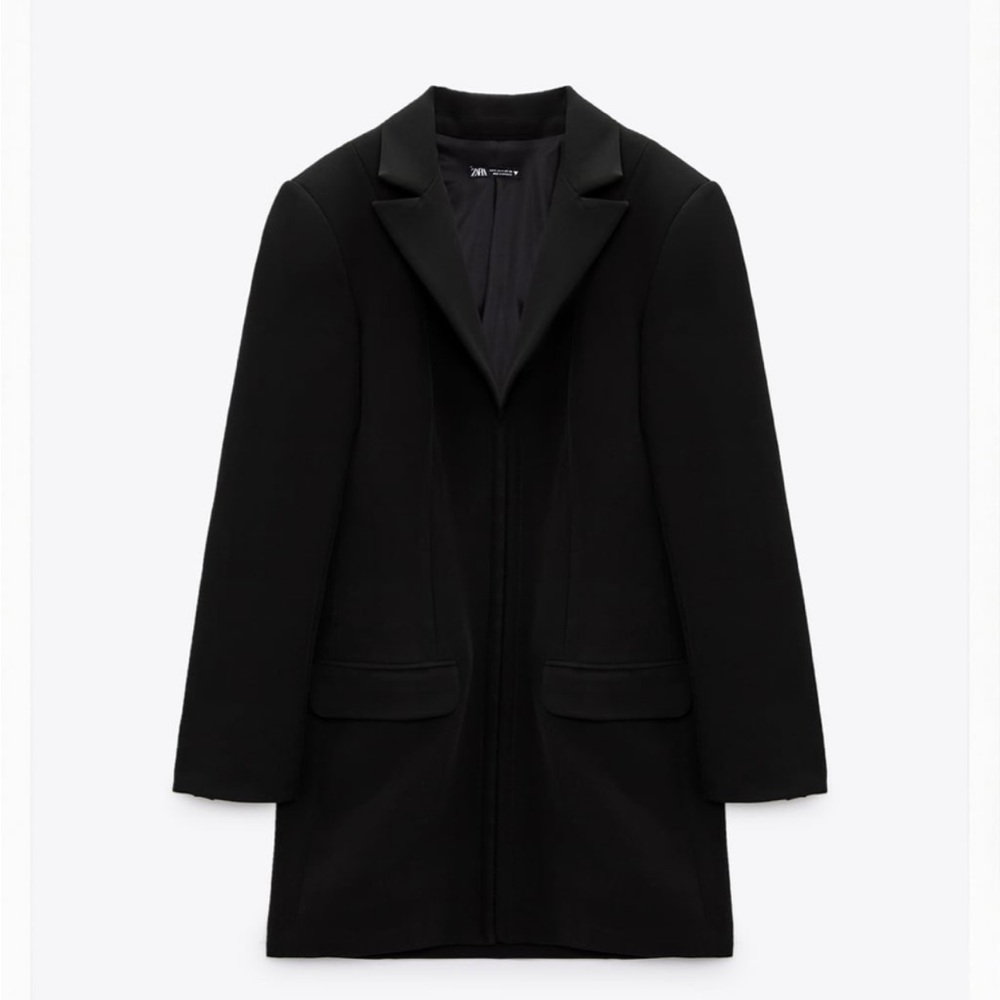 Zara Black Blazer Dress - NEW WITH TAGS
